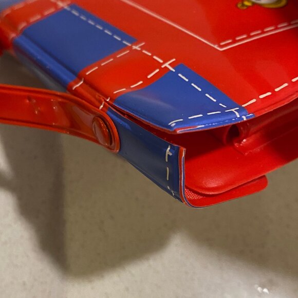 Vintage hello Kitty Wallet Red Vinyl Snap Close With Card Holder 1976 JAPAN - Picture 5 of 12